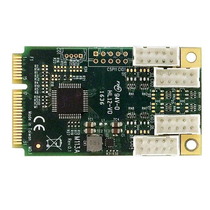 Lex System M113A - Mini Pcie plėtimo (Expansion) kortelė Lex System įterptinėms (Embedded) platformoms, I/O galimybėms praplėsti pramoninėje 1 Lex System M113A - Mini Pcie plėtimo (Expansion) kortelė Lex System įterptinėms (Embedded) platformoms, I/O galimybėms praplėsti pramoninėje 1