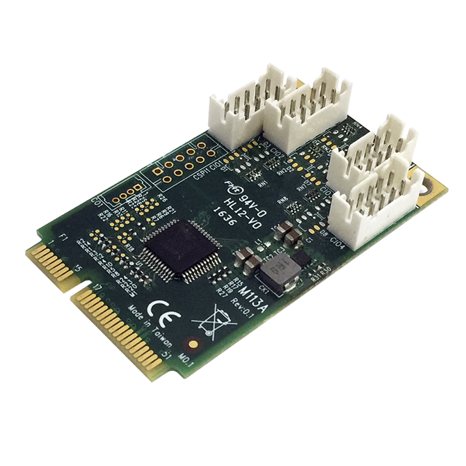 Lex System M113A - Mini Pcie plėtimo (Expansion) kortelė Lex System įterptinėms (Embedded) platformoms, I/O galimybėms praplėsti pramoninėje Lex System M113A - Mini Pcie plėtimo (Expansion) kortelė Lex System įterptinėms (Embedded) platformoms, I/O galimybėms praplėsti pramoninėje