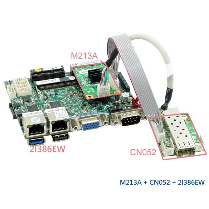 Lex System M213A + CN052 - tinklo plėtimo Kortelė Lex System įterptinėms (Embedded) platformoms, I/O galimybėms praplėsti pramoninėje 3