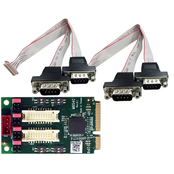 Lex System M954C - Serial/Com plėtimo (Expansion) kortelė Lex System įterptinėms (Embedded) platformoms, I/O galimybėms praplėsti pramoninėje