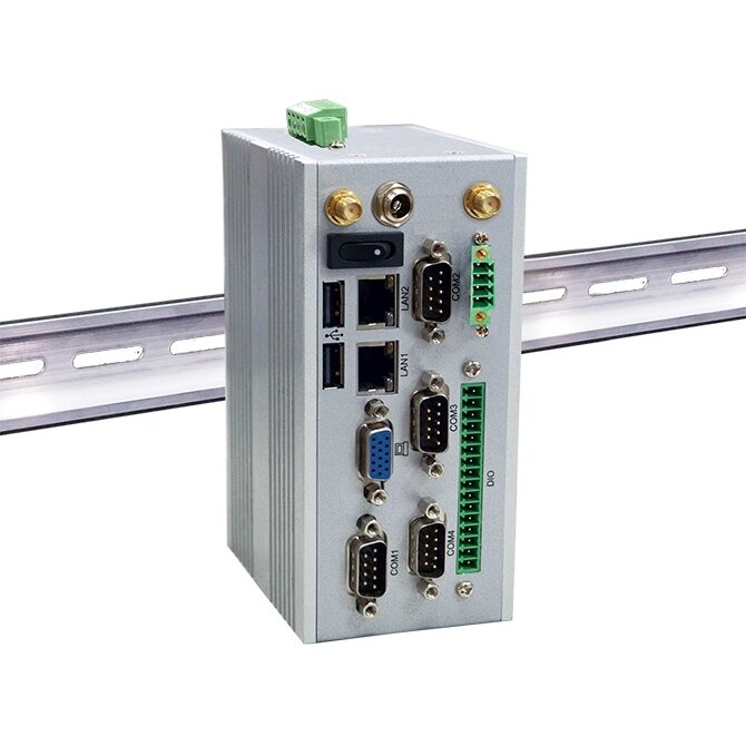 Lex System MIRO 2 - 2I385CW (2 Layer) - DIN bėgelyje montuojama įterptinė (DIN-Rail Mountable Embedded) sistema, Intel Baytrail, skirta integruoti į spinteles ir skydelius 2