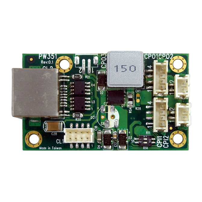 Lex System PW351 - Poe maitinimo modulis Lex System įterptinėms (Embedded) platformoms, I/O galimybėms praplėsti pramoninėje