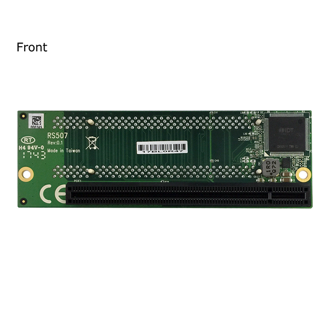 Lex System RS507 - Riser Card / Backplane plokštė Lex System įterptinėms (Embedded) platformoms, I/O galimybėms praplėsti pramoninėje