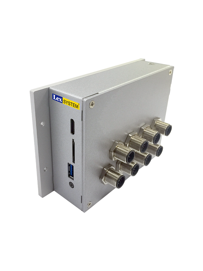 Lex System ARK-I 2I385PW + DM002 - Dinrail Mountable Embedded System, Intel Baytrail, Designed For Panel And Cabinet Integration