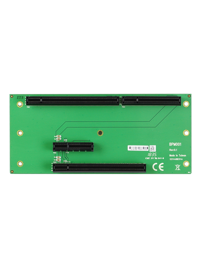 Lex System BPM001 - Riser Card / Backplane For Lex System Embedded Platforms, Designed To Expand I/O Capabilities In Industrial Applications Lex System BPM001 - Riser Card / Backplane For Lex System Embedded Platforms, Designed To Expand I/O Capabilities In Industrial Applications