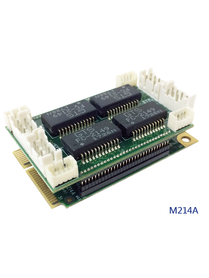 Lex System M214A + M214B - Network Expansion Card For Lex System Embedded Platforms, Designed To Expand I/O Capabilities In Industrial Applications