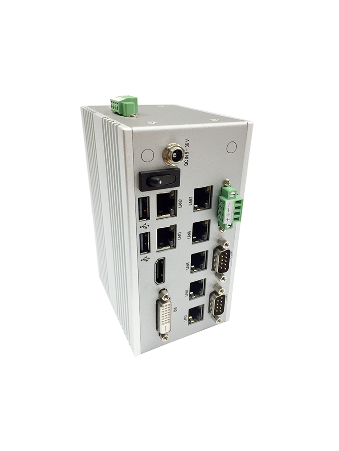 Lex System MIRO 2 - eIO 2I390CW + L2L001 - Dinrail Mountable Embedded System, Intel Apollo Lake, Designed For Panel And Cabinet Integration