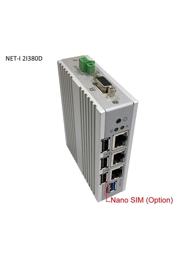 Lex System NET-I 2I380D - Dinrail Mountable Embedded System With Intel Baytrail, Designed For Panel And Cabinet Integration 2