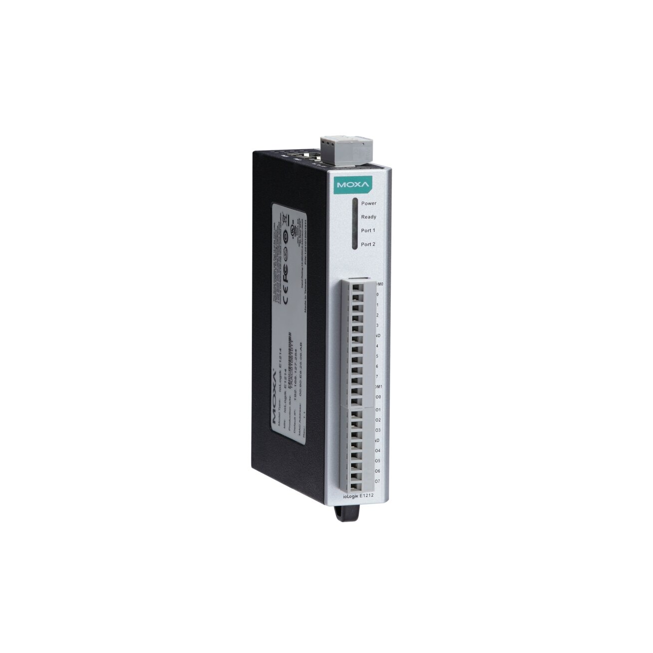 Moxa (ioLogik E1260-T) Universalus I/O, 6 varžinių temperatūros jutiklių įėjimai (RTD), Darbinė temperatūra: -40...75 °C 2