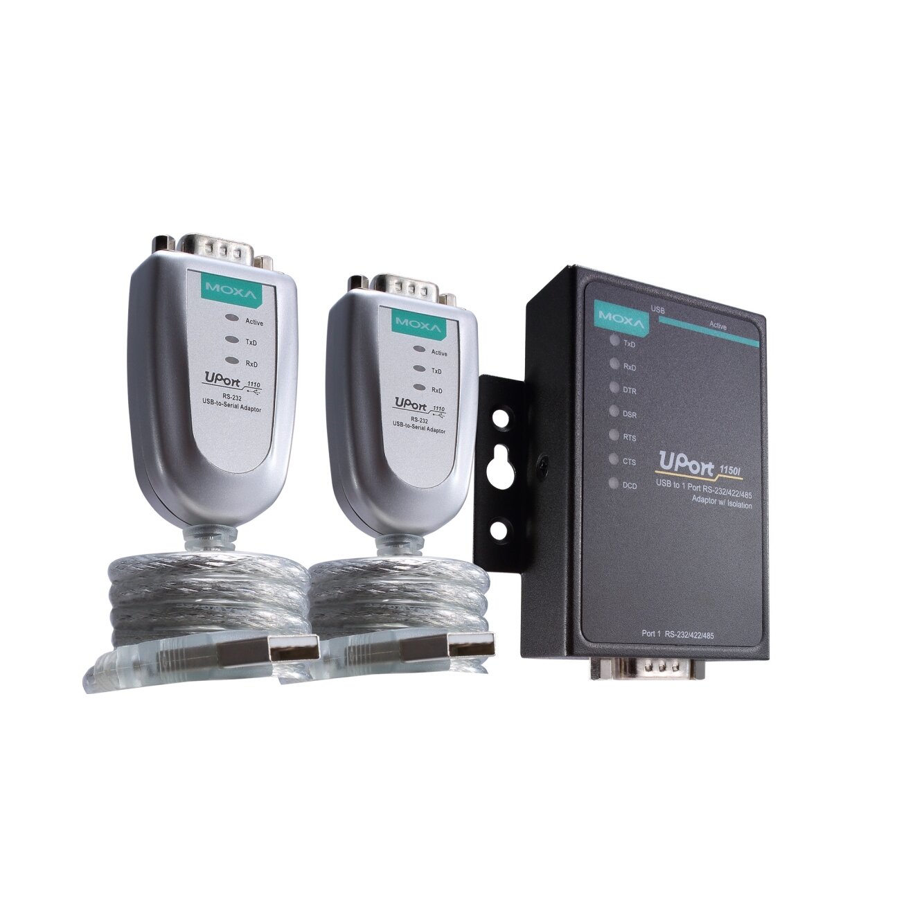 Moxa (UPort 1130I) 1 prievadų RS-422/485 USB ir nuosekliojo ryšio keitiklis, komplektacija: 2 kV optinis galvaninis atskyrimas 2 Moxa (UPort 1130I) 1 prievadų RS-422/485 USB ir nuosekliojo ryšio keitiklis, komplektacija: 2 kV optinis galvaninis atskyrimas 2