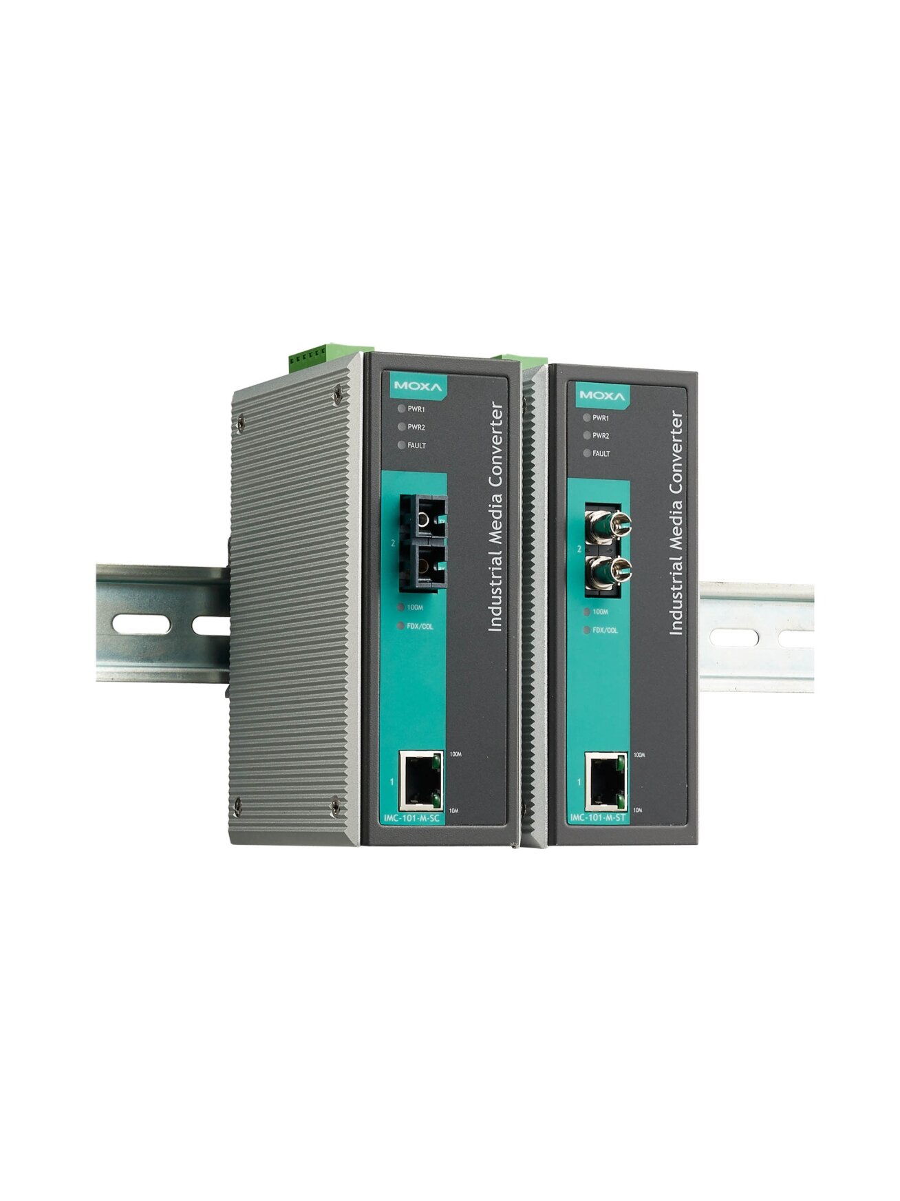 Moxa (IMC-101-M-SC-T-IEX) Industrial 10/100BaseT(X) to 100BaseFX media converter, multi-mode, SC connector, IECEx, -40 to 75°C operating temperature 2 Moxa (IMC-101-M-SC-T-IEX) Industrial 10/100BaseT(X) to 100BaseFX media converter, multi-mode, SC connector, IECEx, -40 to 75°C operating temperature 2