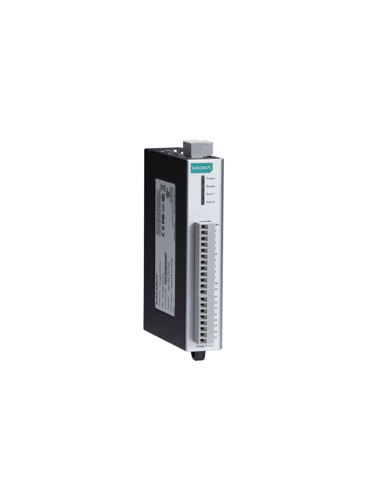 Moxa (ioLogik E1260-T) Universal I/O, 6 RTDs, -40 to 75°C operating temperature 2