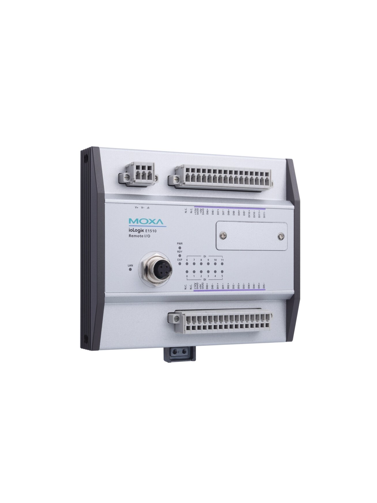 Moxa (ioLogik E1510-M12-T) Rugged I/O, 12 DIs, -40 to 85°C operating temperature 2 Moxa (ioLogik E1510-M12-T) Rugged I/O, 12 DIs, -40 to 85°C operating temperature 2