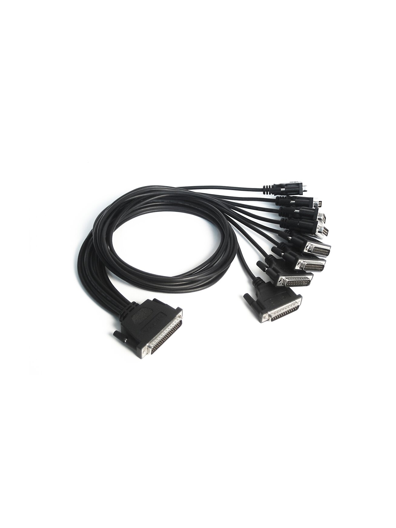 Moxa (NP21102) DB25 male to DB9 male cable for RS-232 transmission, 30 cm 3
