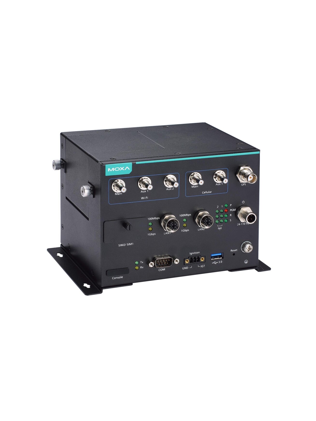 Moxa (UC-8540-LX) Vehicle-to-ground computing platform with multiple WWAN ports, -25 to 55°C operating temperature 3 Moxa (UC-8540-LX) Vehicle-to-ground computing platform with multiple WWAN ports, -25 to 55°C operating temperature 3