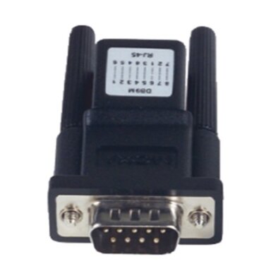 Moxa (ADP-RJ458P-DB9M) RJ45 į DB9 kištukas jungtis Moxa (ADP-RJ458P-DB9M) RJ45 į DB9 kištukas jungtis