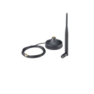 Moxa (ANT-WSB-AHRM-05-1.5m) 5 dBi ties 2.4 GHz, RP-SMA (kištukas), visakryptė / dipolinė antena, 1.5 m kabelis Moxa (ANT-WSB-AHRM-05-1.5m) 5 dBi ties 2.4 GHz, RP-SMA (kištukas), visakryptė / dipolinė antena, 1.5 m kabelis