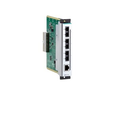 Moxa (CM-600-3MSC/1TX) Fast Ethernet sąsaja modulis, komplektacija: 1 10/100BaseT(X) prievadas, RJ45 jungtis, ir 3 100BaseFX daugiamodis prievadai, SC jungtys, Darbinė temperatūra: -40...75 °C Moxa (CM-600-3MSC/1TX) Fast Ethernet sąsaja modulis, komplektacija: 1 10/100BaseT(X) prievadas, RJ45 jungtis, ir 3 100BaseFX daugiamodis prievadai, SC jungtys, Darbinė temperatūra: -40...75 °C