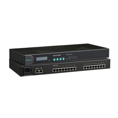 Moxa (CN2510-16-48V) 16 prievadų RS-232 asinchroninis serveris, +/-48 VDC maitinimo įėjimas Moxa (CN2510-16-48V) 16 prievadų RS-232 asinchroninis serveris, +/-48 VDC maitinimo įėjimas