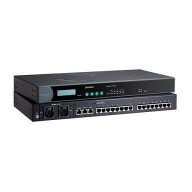 Moxa (CN2610-16-2AC) du LAN, dvigubas AC maitinimas terminalų serveris, komplektacija: 16 RS-232 prievadai Moxa (CN2610-16-2AC) du LAN, dvigubas AC maitinimas terminalų serveris, komplektacija: 16 RS-232 prievadai