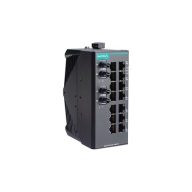 Moxa (EDS-2016-ML-MM-ST) nevaldomas Ethernet komutatorius, komplektacija: 14 10/100BaseT(X) prievadai, 2 100BaseFX daugiamodis prievadai su ST jungtys, Darbinė temperatūra: -10...60 °C Moxa (EDS-2016-ML-MM-ST) nevaldomas Ethernet komutatorius, komplektacija: 14 10/100BaseT(X) prievadai, 2 100BaseFX daugiamodis prievadai su ST jungtys, Darbinė temperatūra: -10...60 °C
