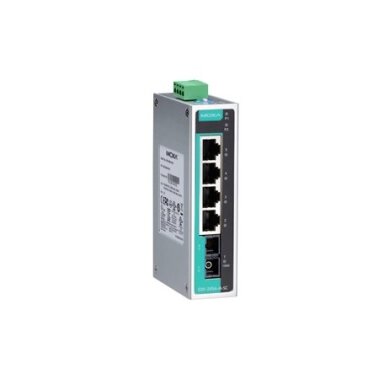 Moxa (EDS-205A-M-SC-T) nevaldomas Ethernet komutatorius, komplektacija: 4 10/100BaseT(X) prievadai, 1 100BaseFX daugiamodis prievadas su SC jungtis, Darbinė temperatūra: -40...75 °C Moxa (EDS-205A-M-SC-T) nevaldomas Ethernet komutatorius, komplektacija: 4 10/100BaseT(X) prievadai, 1 100BaseFX daugiamodis prievadas su SC jungtis, Darbinė temperatūra: -40...75 °C