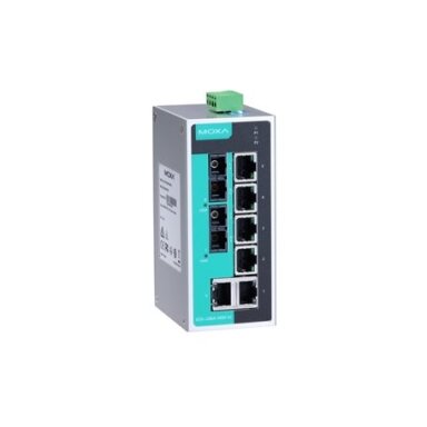 Moxa (EDS-208A-SS-SC) nevaldomas Ethernet komutatorius, komplektacija: 6 10/100BaseT(X) prievadai, 2 100BaseFX vienamodis prievadai su SC jungtys, Darbinė temperatūra: -10...60 °C Moxa (EDS-208A-SS-SC) nevaldomas Ethernet komutatorius, komplektacija: 6 10/100BaseT(X) prievadai, 2 100BaseFX vienamodis prievadai su SC jungtys, Darbinė temperatūra: -10...60 °C