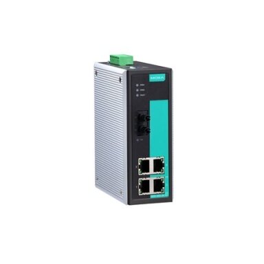Moxa (EDS-305-M-ST-T) nevaldomas Ethernet komutatorius, komplektacija: 4 10/100BaseT(X) prievadai, 1 100BaseFX daugiamodis prievadas su ST jungtys, relė išėjimas įspėjimas, Darbinė temperatūra: -40...75 °C Moxa (EDS-305-M-ST-T) nevaldomas Ethernet komutatorius, komplektacija: 4 10/100BaseT(X) prievadai, 1 100BaseFX daugiamodis prievadas su ST jungtys, relė išėjimas įspėjimas, Darbinė temperatūra: -40...75 °C