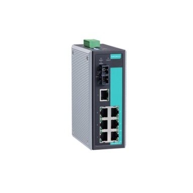 Moxa (EDS-308-M-SC-T) nevaldomas Ethernet komutatorius, komplektacija: 7 10/100BaseT(X) prievadai, 1 100BaseFX daugiamodis prievadas su SC jungtis, relė išėjimas įspėjimas, Darbinė temperatūra: -40...75 °C Moxa (EDS-308-M-SC-T) nevaldomas Ethernet komutatorius, komplektacija: 7 10/100BaseT(X) prievadai, 1 100BaseFX daugiamodis prievadas su SC jungtis, relė išėjimas įspėjimas, Darbinė temperatūra: -40...75 °C