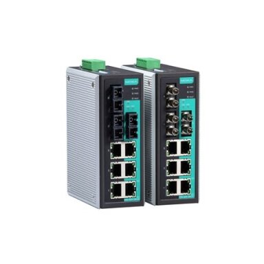 Moxa (EDS-309-3M-SC-T) nevaldomas Ethernet komutatorius, komplektacija: 6 10/100BaseT(X) prievadai, 3 100BaseFX daugiamodis prievadai su SC jungtys, relė išėjimas įspėjimas, Darbinė temperatūra: -40...75 °C Moxa (EDS-309-3M-SC-T) nevaldomas Ethernet komutatorius, komplektacija: 6 10/100BaseT(X) prievadai, 3 100BaseFX daugiamodis prievadai su SC jungtys, relė išėjimas įspėjimas, Darbinė temperatūra: -40...75 °C