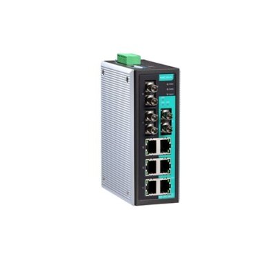 Moxa (EDS-309-3M-ST) nevaldomas Ethernet komutatorius, komplektacija: 6 10/100BaseT(X) prievadai, 3 100BaseFX daugiamodis prievadai su ST jungtys, relė išėjimas įspėjimas, Darbinė temperatūra: 0...60 °C Moxa (EDS-309-3M-ST) nevaldomas Ethernet komutatorius, komplektacija: 6 10/100BaseT(X) prievadai, 3 100BaseFX daugiamodis prievadai su ST jungtys, relė išėjimas įspėjimas, Darbinė temperatūra: 0...60 °C