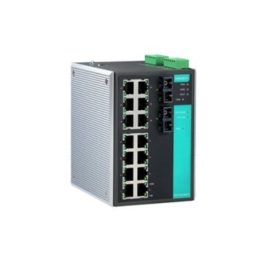 Moxa (EDS-516A-MM-SC-T) valdomas Ethernet komutatorius, komplektacija: 14 10/100BaseT(X) prievadai, 2 100BaseFX daugiamodis prievadai su SC jungtys, Darbinė temperatūra: -40...75 °C Moxa (EDS-516A-MM-SC-T) valdomas Ethernet komutatorius, komplektacija: 14 10/100BaseT(X) prievadai, 2 100BaseFX daugiamodis prievadai su SC jungtys, Darbinė temperatūra: -40...75 °C