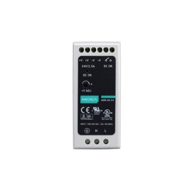 Moxa (MDR-60-24) DIN bėgelio 24 VDC maitinimo šaltinis, komplektacija: 60W/2.5A, 85...264 VAC, arba 120...370 VDC įėjimas, Darbinė temperatūra: -20...70 °C Moxa (MDR-60-24) DIN bėgelio 24 VDC maitinimo šaltinis, komplektacija: 60W/2.5A, 85...264 VAC, arba 120...370 VDC įėjimas, Darbinė temperatūra: -20...70 °C