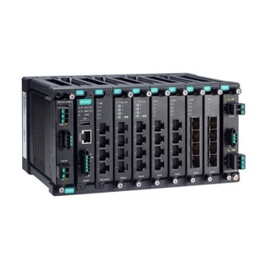 Moxa (MDS-G4028-T) 2 lygmens visi prievadai Gigabit, modulinis valdomas Ethernet komutatorius, komplektacija: 4 fiksuotas Gigabit Ethernet prievadai, 6 lizdai skirta pasirinktinai 4 prievadų GE/FE moduliai, 2 lizdai skirta galvaniškai atskirtas maitinimas Moxa (MDS-G4028-T) 2 lygmens visi prievadai Gigabit, modulinis valdomas Ethernet komutatorius, komplektacija: 4 fiksuotas Gigabit Ethernet prievadai, 6 lizdai skirta pasirinktinai 4 prievadų GE/FE moduliai, 2 lizdai skirta galvaniškai atskirtas maitinimas
