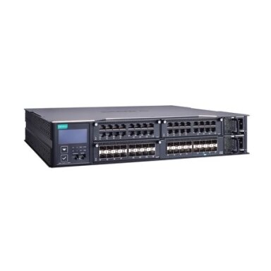 Moxa (MRX-G4064-L3-8XGS) 3 lygmens modulinis valdomas Gigabit Ethernet komutatorius, komplektacija: 3 lizdai skirta 16 prievadų Gigabit Ethernet moduliai, 8 10GbE SFP+ lizdai, 2 galvaniškai atskirti maitinimo šaltiniai (90...264 VAC), Darbinė temperatūra: Moxa (MRX-G4064-L3-8XGS) 3 lygmens modulinis valdomas Gigabit Ethernet komutatorius, komplektacija: 3 lizdai skirta 16 prievadų Gigabit Ethernet moduliai, 8 10GbE SFP+ lizdai, 2 galvaniškai atskirti maitinimo šaltiniai (90...264 VAC), Darbinė temperatūra: