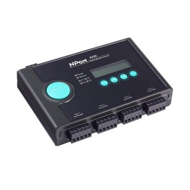 Moxa (NPort 5430) 4 prievadų RS-422/485 nuosekliojo ryšio įrenginių serveris Moxa (NPort 5430) 4 prievadų RS-422/485 nuosekliojo ryšio įrenginių serveris