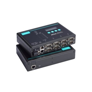 Moxa (NPort 5650-8-DT) 8 prievadų RS-232/422/485 stalinis įrenginių serveris, komplektacija: DB9 kištukas jungtys ir 48 VDC maitinimo įėjimas Moxa (NPort 5650-8-DT) 8 prievadų RS-232/422/485 stalinis įrenginių serveris, komplektacija: DB9 kištukas jungtys ir 48 VDC maitinimo įėjimas