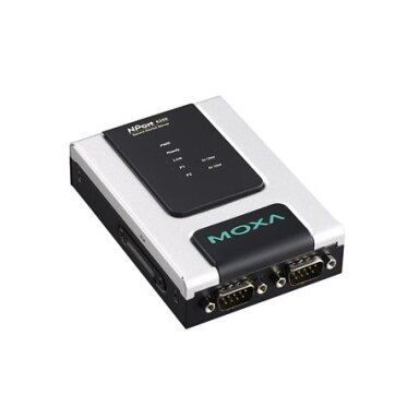 Moxa (NPort 6250-S-SC) 2 prievadų RS-232/422/485 į vienamodis šviesolaidis (SC jungtis) saugus įrenginių serveris Moxa (NPort 6250-S-SC) 2 prievadų RS-232/422/485 į vienamodis šviesolaidis (SC jungtis) saugus įrenginių serveris