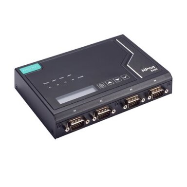 Moxa (NPort 6450-2TX-G2) 2 kartos 4 prievadų RS-232/422/485 saugus terminalų serveris, komplektacija: 2 RJ45 100M LAN prievadai, Darbinė temperatūra: -10...60 °C Moxa (NPort 6450-2TX-G2) 2 kartos 4 prievadų RS-232/422/485 saugus terminalų serveris, komplektacija: 2 RJ45 100M LAN prievadai, Darbinė temperatūra: -10...60 °C