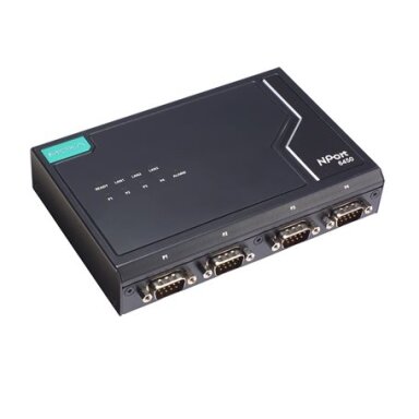 Moxa (NPort 6450-2TX-G2-T) 2 kartos 4 prievadų RS-232/422/485 saugus terminalų serveris, komplektacija: 2 RJ45 100M LAN prievadai, Darbinė temperatūra: -40...75 °C Moxa (NPort 6450-2TX-G2-T) 2 kartos 4 prievadų RS-232/422/485 saugus terminalų serveris, komplektacija: 2 RJ45 100M LAN prievadai, Darbinė temperatūra: -40...75 °C