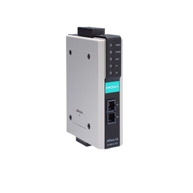 Moxa (NPort IA-5150-M-SC-T) 1 prievadų RS-232/422/485 įrenginių serveris, komplektacija: 1 100BaseF(X) daugiamodis šviesolaidis prievadas (SC jungtys), Darbinė temperatūra: -40...75 °C Moxa (NPort IA-5150-M-SC-T) 1 prievadų RS-232/422/485 įrenginių serveris, komplektacija: 1 100BaseF(X) daugiamodis šviesolaidis prievadas (SC jungtys), Darbinė temperatūra: -40...75 °C