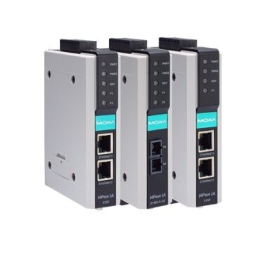 Moxa (NPort IA-5150I-M-SC-T) 1 prievadų RS-232/422/485 įrenginių serveris, komplektacija: 1 100BaseF(X) daugiamodis šviesolaidis prievadas (SC jungtys) ir 2 kV optinis galvaninis atskyrimas, Darbinė temperatūra: -40...75 °C Moxa (NPort IA-5150I-M-SC-T) 1 prievadų RS-232/422/485 įrenginių serveris, komplektacija: 1 100BaseF(X) daugiamodis šviesolaidis prievadas (SC jungtys) ir 2 kV optinis galvaninis atskyrimas, Darbinė temperatūra: -40...75 °C