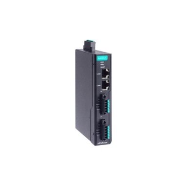 Moxa (NPort IA5250-TB-G2) 2 kartos 2 prievadų RS-232/422/485 DIN bėgelio nuosekliojo ryšio įrenginių serveris, komplektacija: 2 RJ45 prievadai, 2 5 kontaktų gnybtų blokai, Darbinė temperatūra: -10...60 °C Moxa (NPort IA5250-TB-G2) 2 kartos 2 prievadų RS-232/422/485 DIN bėgelio nuosekliojo ryšio įrenginių serveris, komplektacija: 2 RJ45 prievadai, 2 5 kontaktų gnybtų blokai, Darbinė temperatūra: -10...60 °C