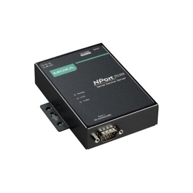 Moxa (NPort P5150A-T) 1 prievadų RS-232/422/485 PoE įrenginių serveris, Darbinė temperatūra: -40...75 °C Moxa (NPort P5150A-T) 1 prievadų RS-232/422/485 PoE įrenginių serveris, Darbinė temperatūra: -40...75 °C
