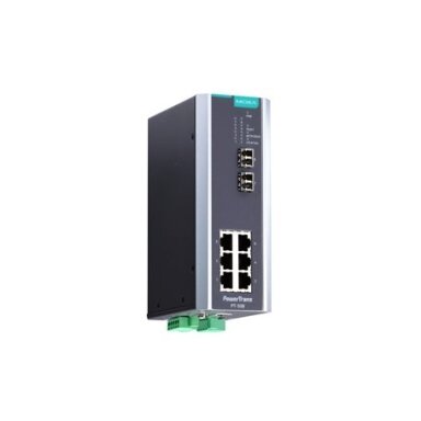 Moxa (PT-508-MM-LC-48) IEC 61850-3 valdomas DIN bėgelio Ethernet komutatorius,, komplektacija: 6 10/100BaseT(X) prievadai, ir 2 100BaseFX daugiamodis prievadai su LC jungtys, 1 galvaniškai atskirtas maitinimo šaltinis (48 VDC), Darbinė temperatūra: -40... Moxa (PT-508-MM-LC-48) IEC 61850-3 valdomas DIN bėgelio Ethernet komutatorius,, komplektacija: 6 10/100BaseT(X) prievadai, ir 2 100BaseFX daugiamodis prievadai su LC jungtys, 1 galvaniškai atskirtas maitinimo šaltinis (48 VDC), Darbinė temperatūra: -40...
