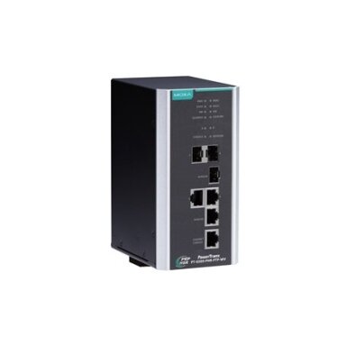 Moxa (PT-G503-PHR-PTP-HV) IEC 61850-3 ir IEC 62439-3 visi prievadai Gigabit, valdomas rezervavimas dėžė,, komplektacija: 3 10/100/1000BaseT(X) prievadai arba 100/1000Base SFP prievadai, 1 10/100/1000BaseT(X) Ethernet konsolė prievadas, 1 galvaniškai atski Moxa (PT-G503-PHR-PTP-HV) IEC 61850-3 ir IEC 62439-3 visi prievadai Gigabit, valdomas rezervavimas dėžė,, komplektacija: 3 10/100/1000BaseT(X) prievadai arba 100/1000Base SFP prievadai, 1 10/100/1000BaseT(X) Ethernet konsolė prievadas, 1 galvaniškai atski