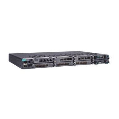 Moxa (PT-G7728) 2 lygmens modulinis valdomas Ethernet komutatorius, komplektacija: 2 100/1000BaseSFP ir 2 10/100/1000BaseT(X), 6 lizdai Ethernet moduliams ir 2 lizdai skirta maitinimo moduliai, skirta a didžiausias of 28G prievadai bendras Moxa (PT-G7728) 2 lygmens modulinis valdomas Ethernet komutatorius, komplektacija: 2 100/1000BaseSFP ir 2 10/100/1000BaseT(X), 6 lizdai Ethernet moduliams ir 2 lizdai skirta maitinimo moduliai, skirta a didžiausias of 28G prievadai bendras