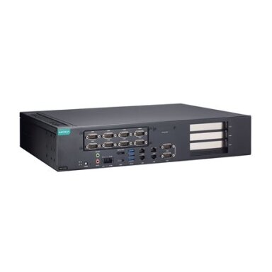Moxa (RKP-C220-C5-8C-T) Montuojamas į spintą 2U kompiuteris, komplektacija: Intel® Core™ i5-13500TE procesorius, 4 LAN prievadai, 10 nuosekliojo ryšio prievadai, 4 skaitmeniniai įėjimai (DI), 4 skaitmeniniai išėjimai (DO), 3 USB 3.0 prievadai, 1 HDMI prie