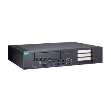 Moxa (RKP-C220-C7-4L-T) Montuojamas į spintą 2U kompiuteris, komplektacija: Intel® Core™ i7-13700TE procesorius, 8 LAN prievadai, 2 nuosekliojo ryšio prievadai, 4 skaitmeniniai įėjimai (DI), 4 skaitmeniniai išėjimai (DO), 3 USB 3.0 prievadai, 1 HDMI priev