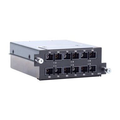 Moxa (RM-G4000-6SSC) Fast Ethernet modulis, komplektacija: 6 vienamodis 100BaseFX prievadai su SC jungtys Moxa (RM-G4000-6SSC) Fast Ethernet modulis, komplektacija: 6 vienamodis 100BaseFX prievadai su SC jungtys